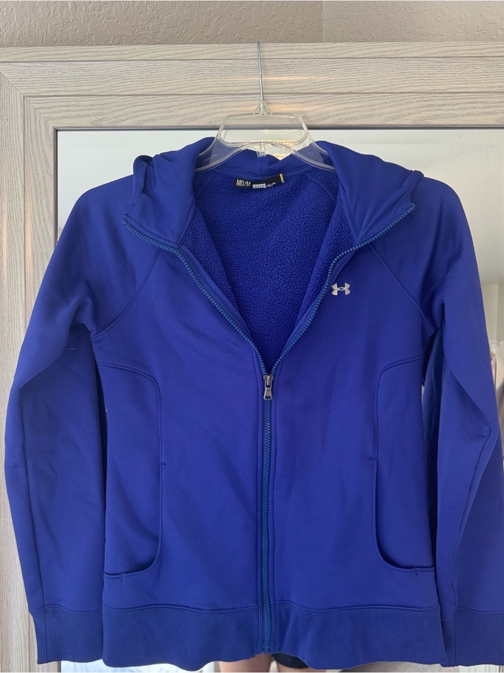 Under Armour Royal Blue Full-Zip Hooded Sweatshirt